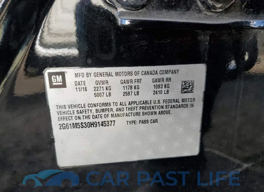 2G61M5S30H9145377# 12