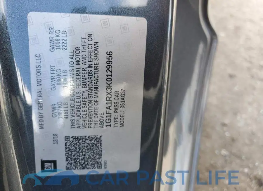 1G1FA1RX3K0129956# 12