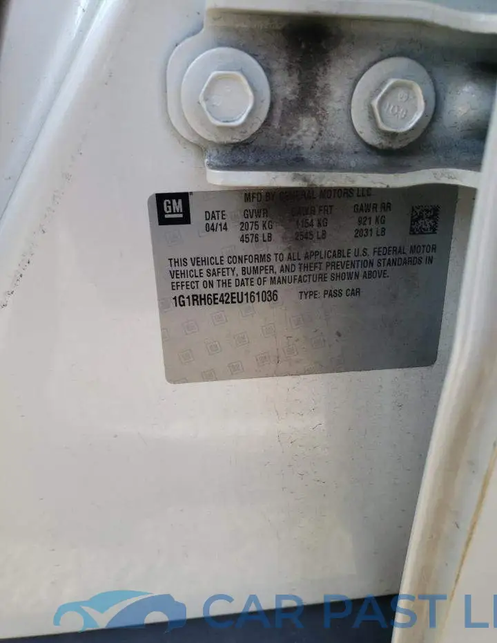 1G1RH6E42EU161036# 12