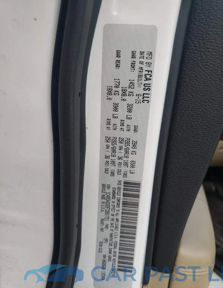 1C4RDHDG5FC891721# 13