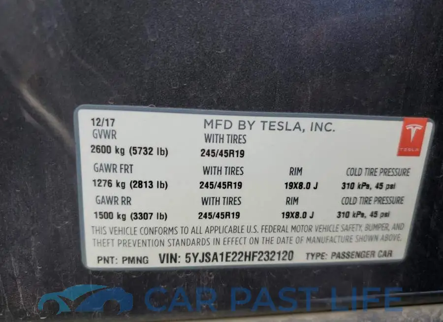 5YJSA1E22HF232120# 13