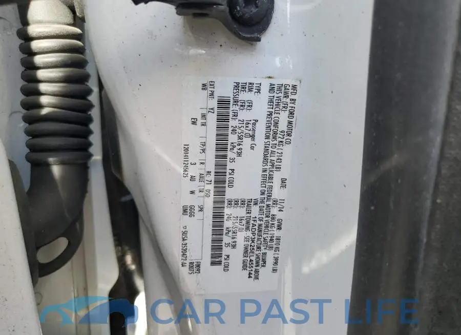 1FADP3K25EL455144# 12