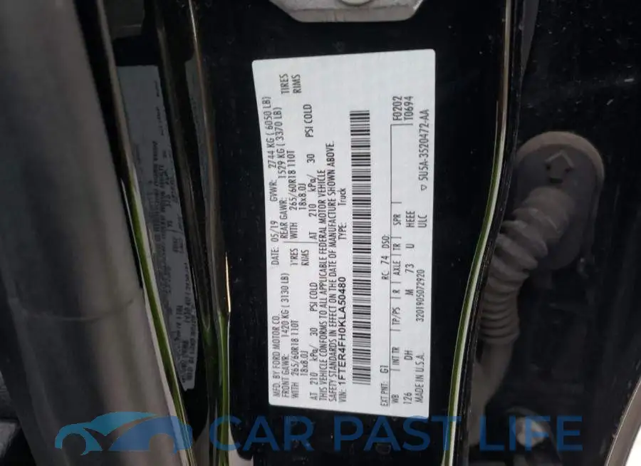 1FTER4FH0KLA50480# 12