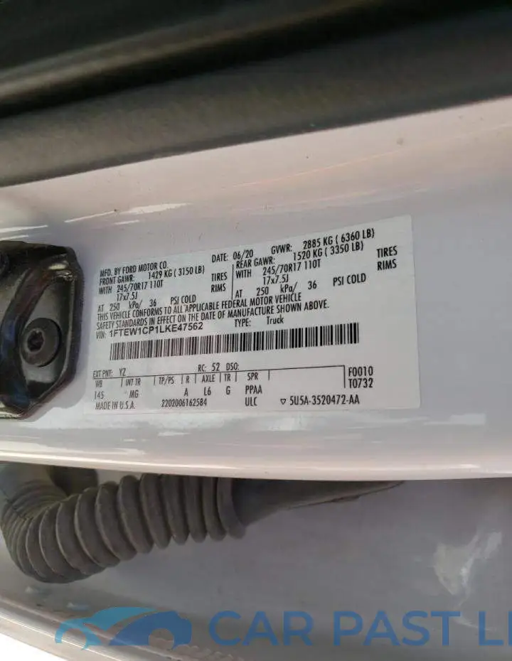 1FTEW1CP1LKE47562# 10