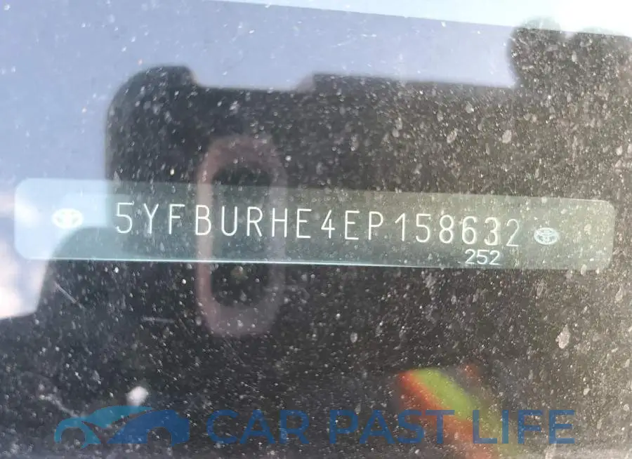 5YFBURHE4EP158632# 12