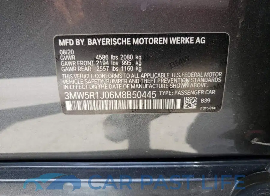 3MW5R1J06M8B50445# 10