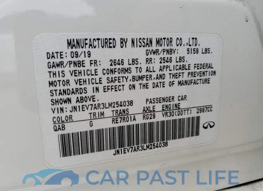 JN1EV7AR3LM254038# 12