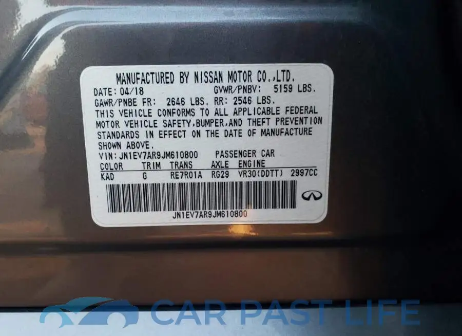 JN1EV7AR9JM610800# 12