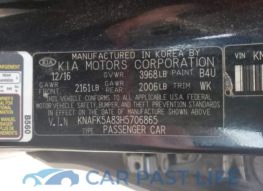 KNAFK5A83H5706865# 13