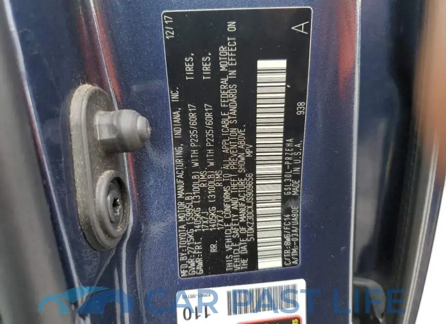 5TDKZ3DCXJS909656# 13