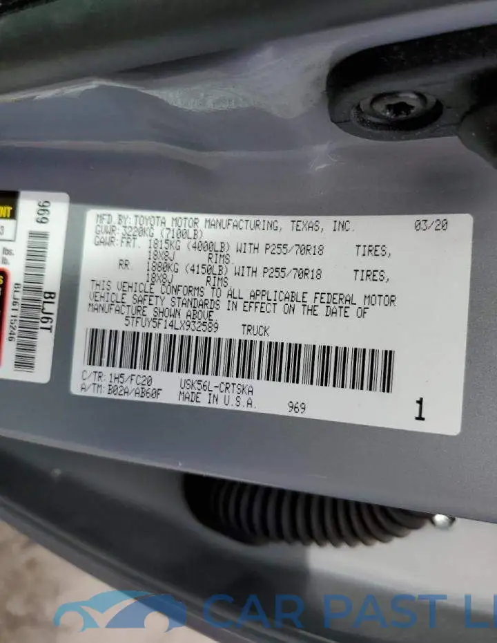 5TFUY5F14LX932589# 12