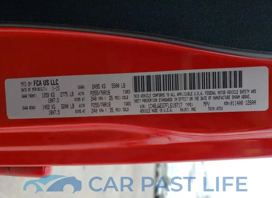 1C4BJWEG7FL619717# 13