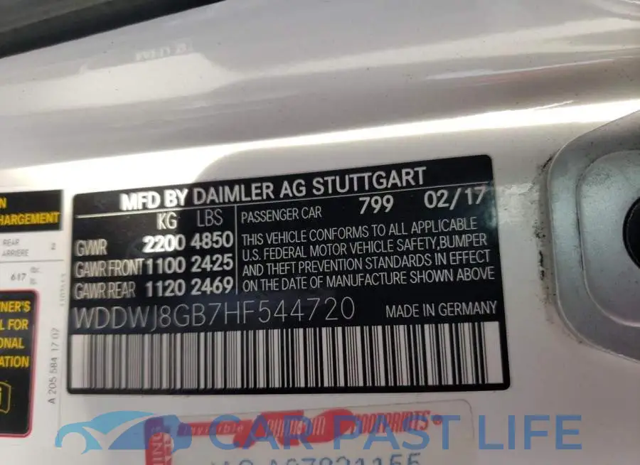 WDDWJ8GB7HF544720# 13