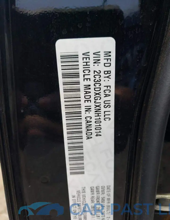 2C3CDXGJXNH101014# 12