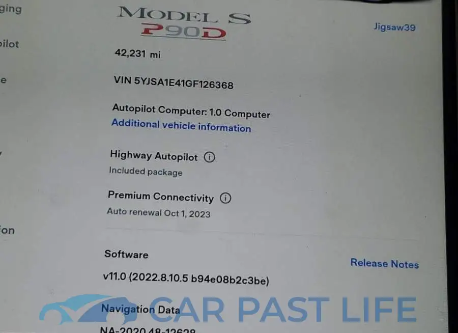 5YJSA1E41GF126368# 9