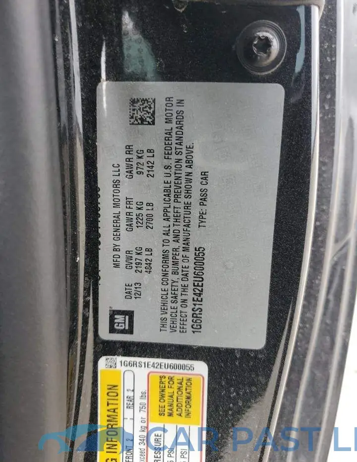 1G6RS1E42EU600055# 12