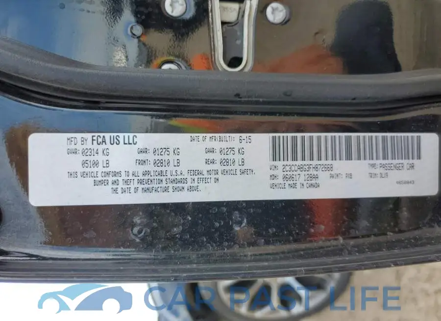 2C3CCABG3FH872668# 12