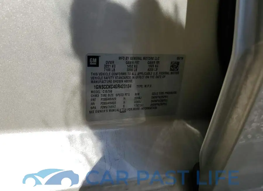 1GNSCCKC4GR423184# 13