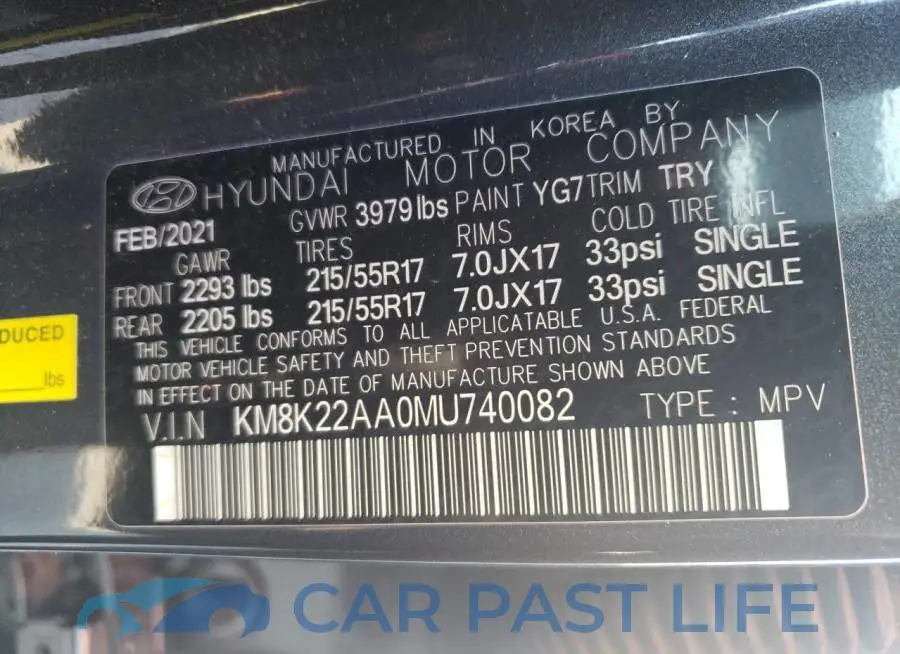 KM8K22AA0MU740082# 12