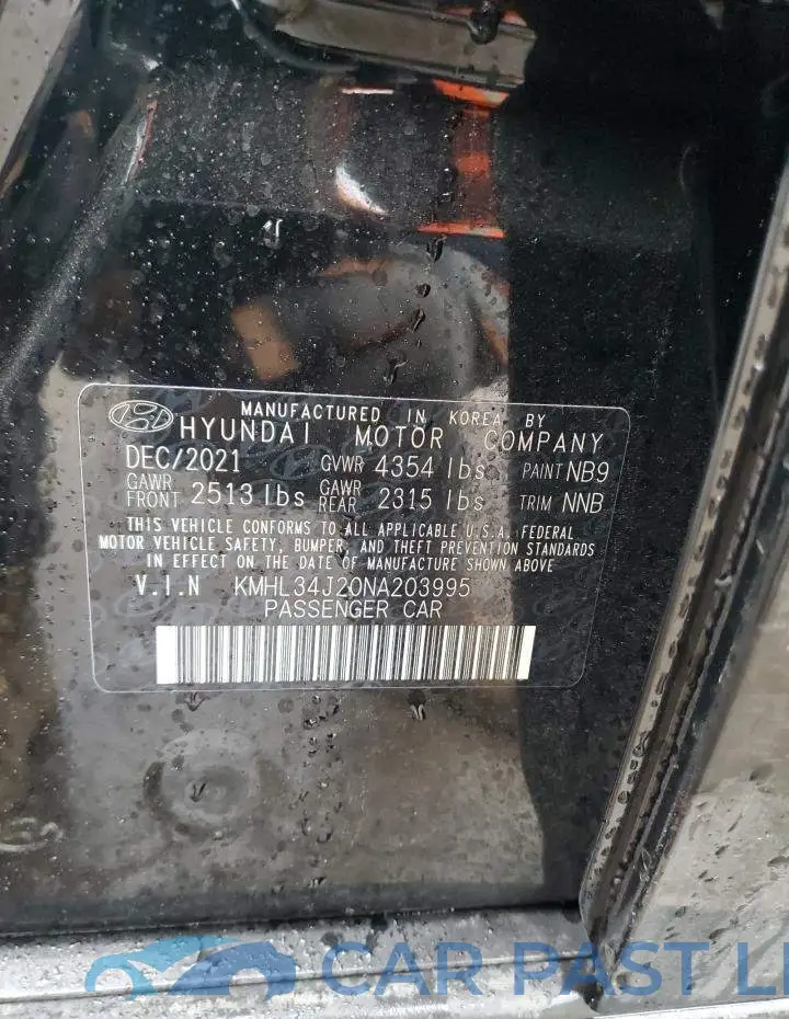 KMHL34J20NA203995# 12