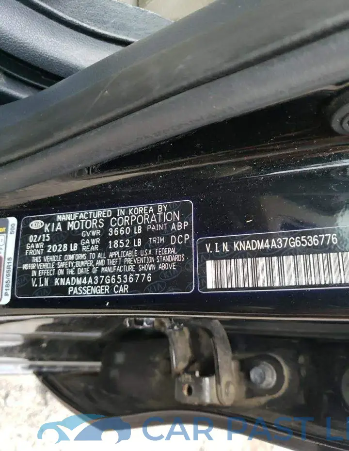KNADM4A37G6536776# 12