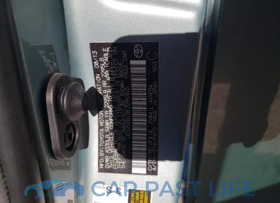 JTDZN3EU9E3295403# 12