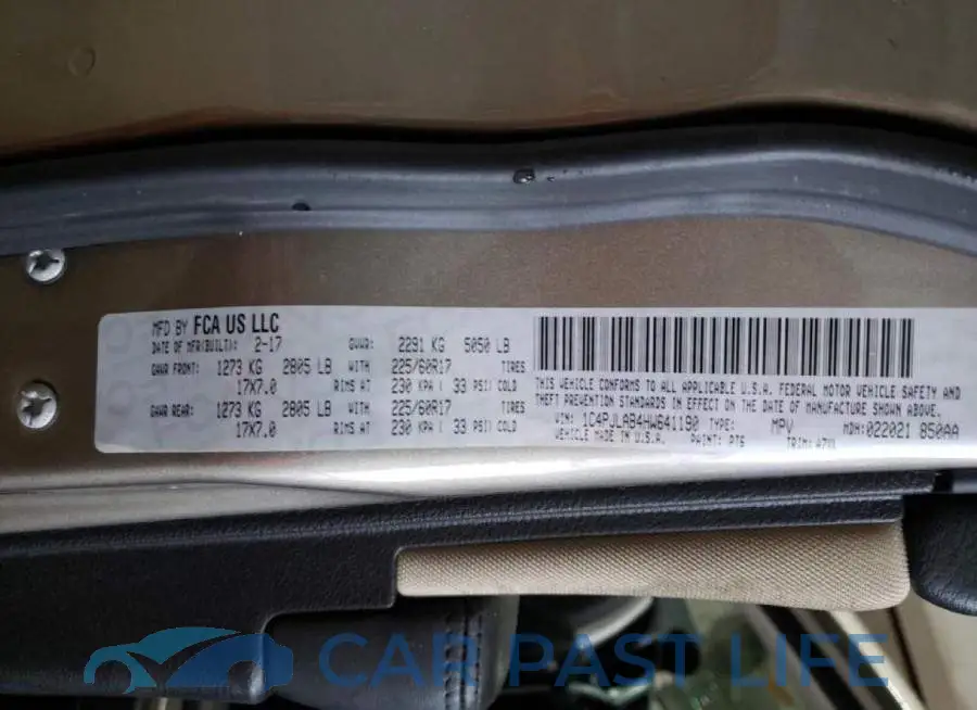 1C4PJLAB4HW641190# 13