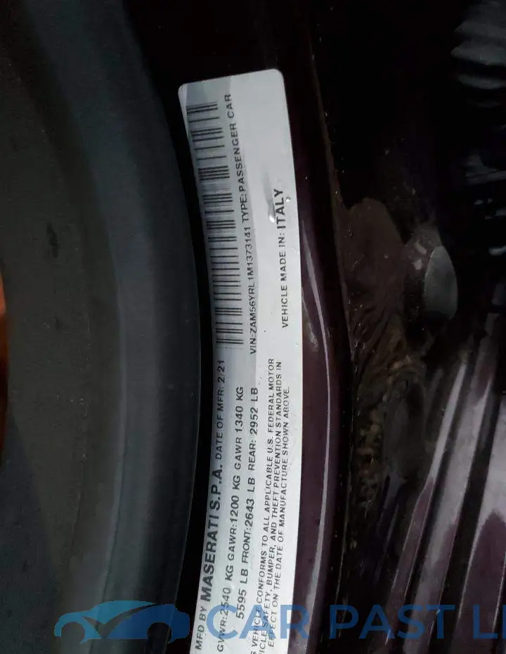 ZAM56YRL1M1373141# 13