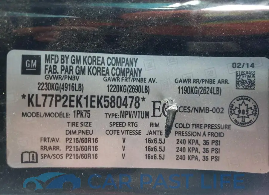 KL77P2EK1EK580478# 10