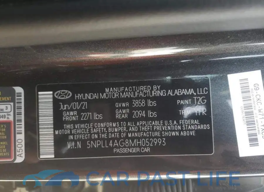 5NPLL4AG8MH052993# 13