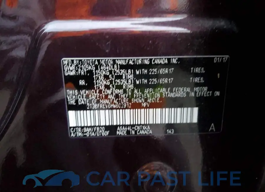 2T3BFREV6HW602912# 13