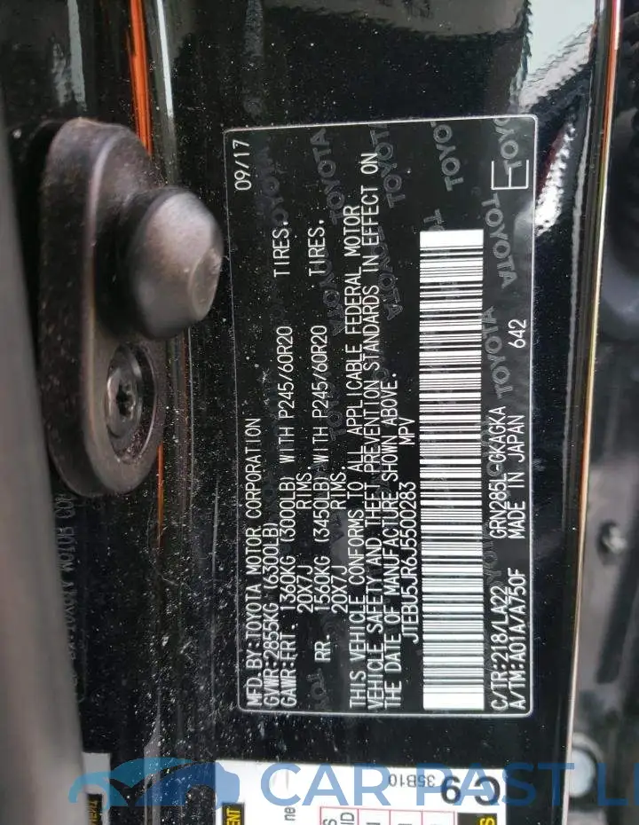 JTEBU5JR6J5500283# 13
