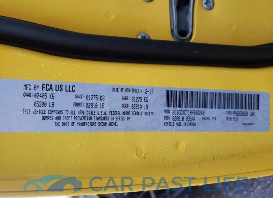 2C3CDXCT1HH542249# 13