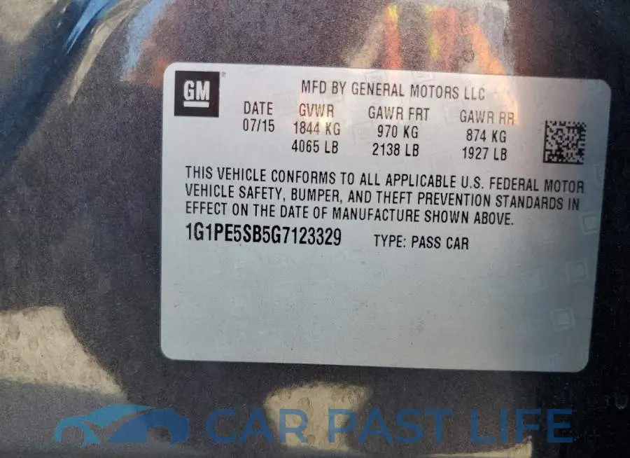 1G1PE5SB5G7123329# 12