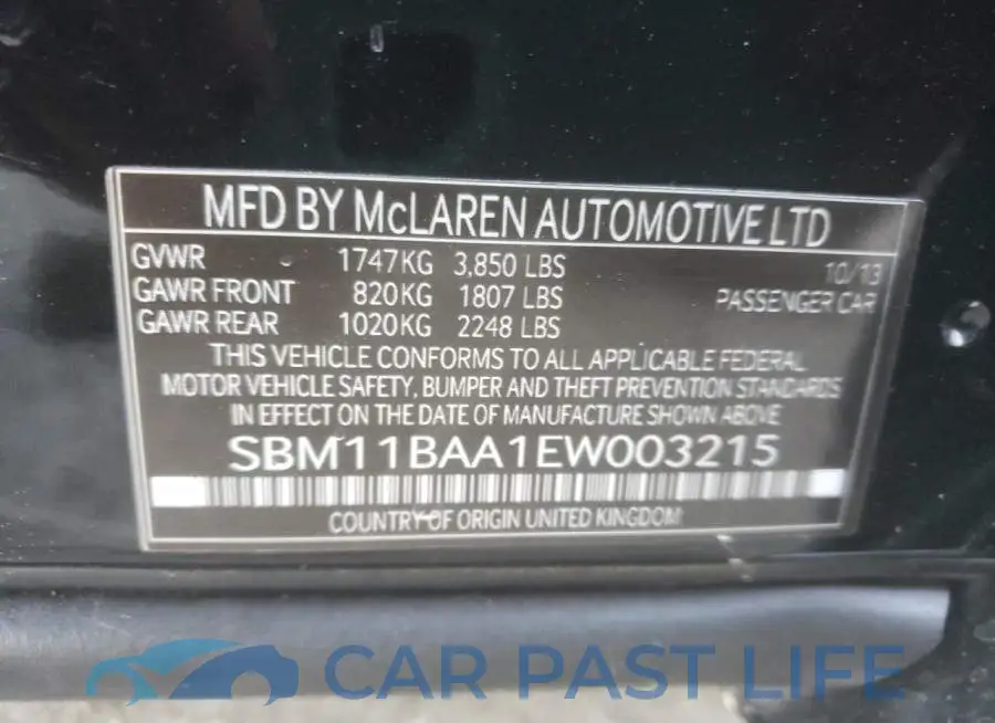 SBM11BAA1EW003215# 12
