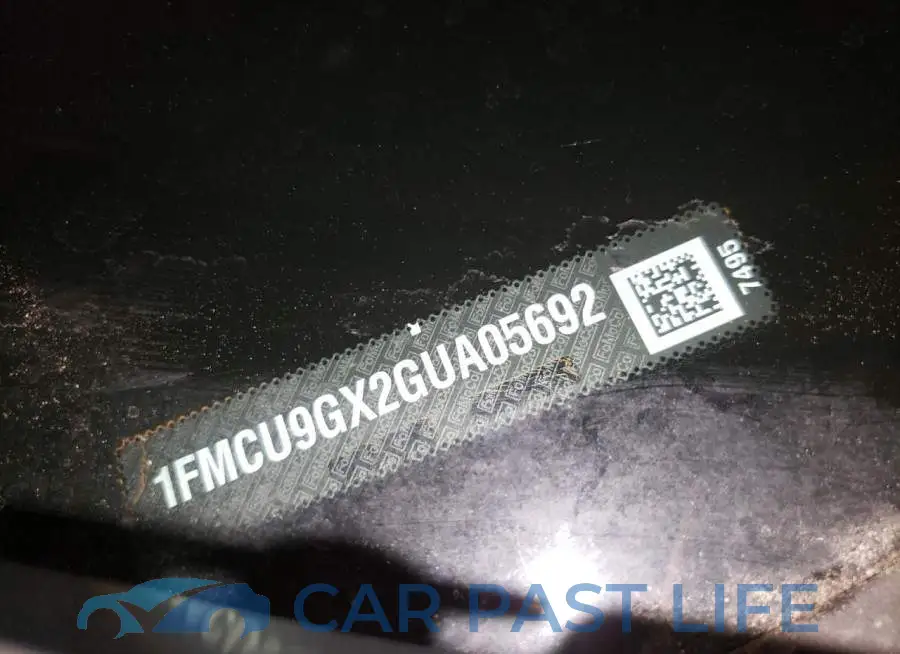 1FMCU9GX2GUA05692# 13