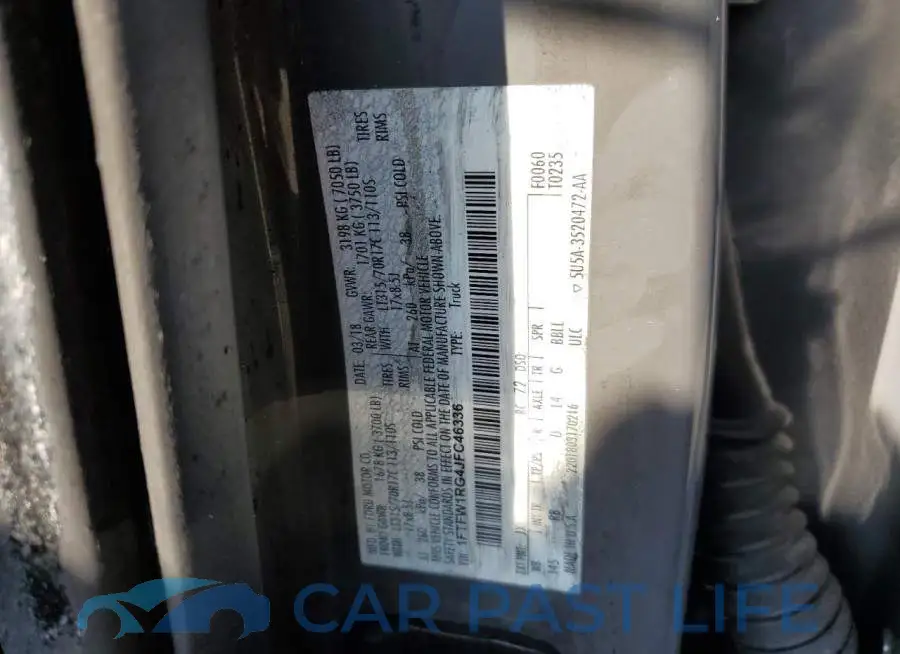 1FTFW1RG4JFC46336# 12