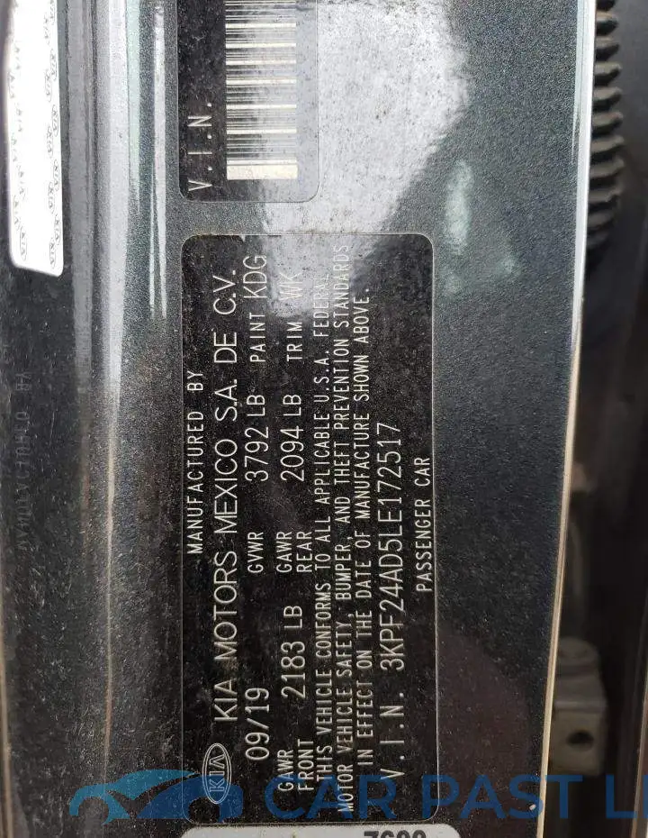 3KPF24AD5LE172517# 12