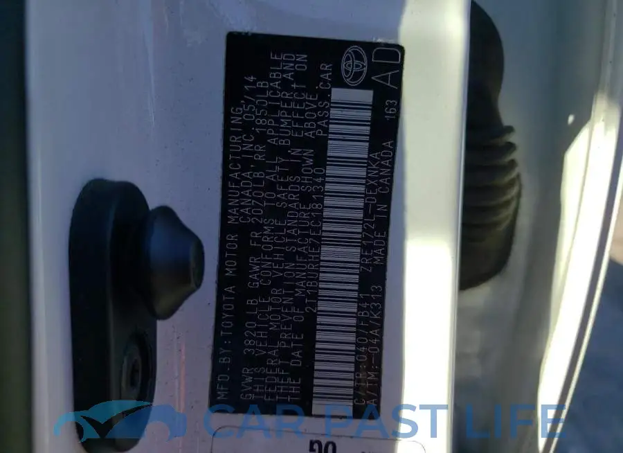 2T1BURHE7EC181340# 12