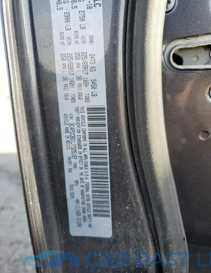 3C4PDCBG1JT525197# 13