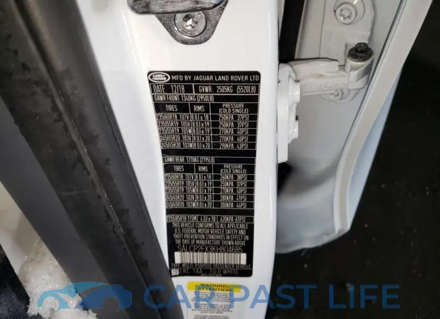 SALCP2FX3KH804685# 13