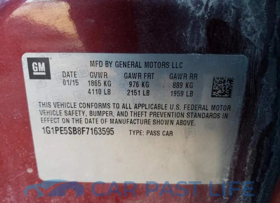 1G1PE5SB8F7163595# 12