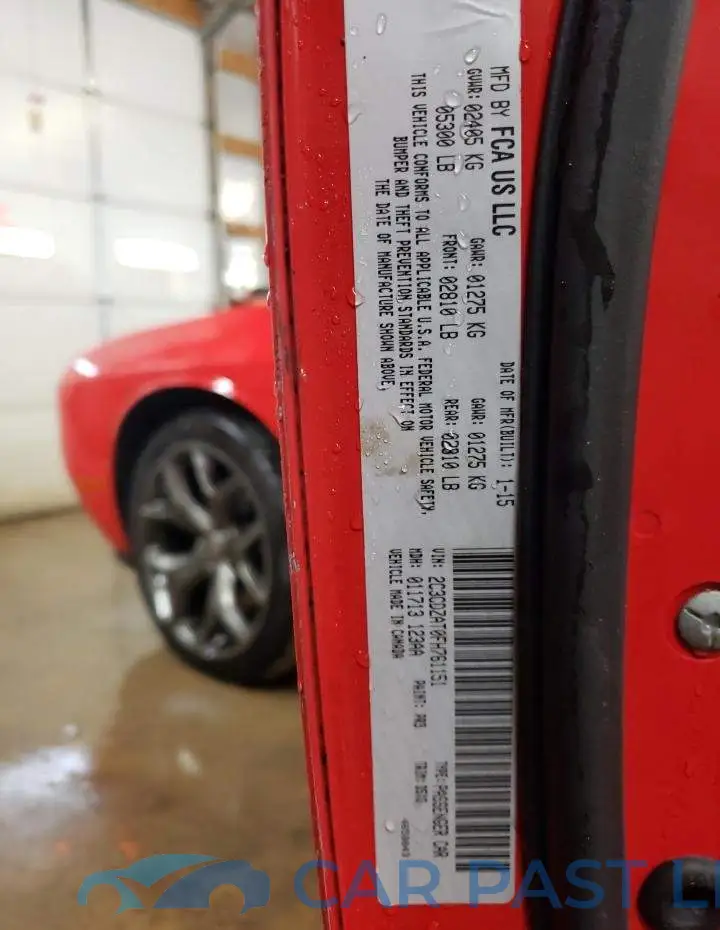 2C3CDZAT0FH761151# 12