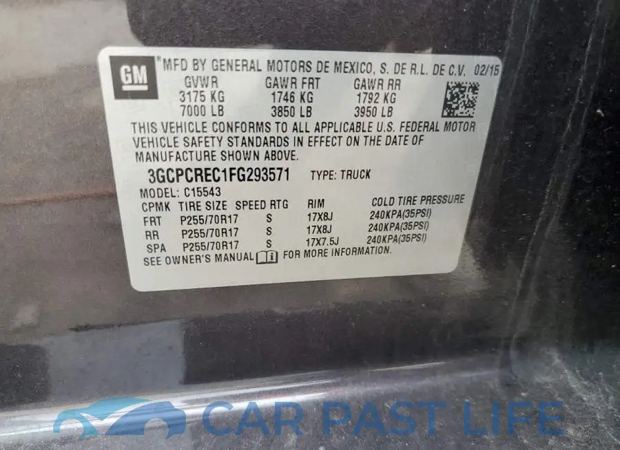 3GCPCREC1FG293571# 12