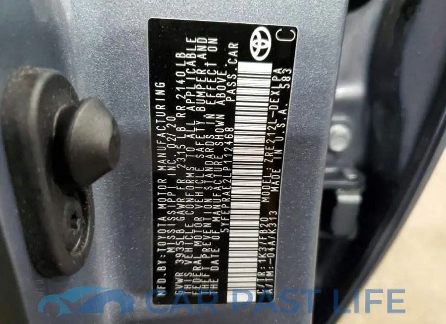5YFEPRAE2LP112468# 12