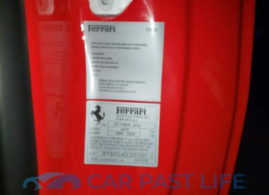 ZFF83CLA5L0251201# 12