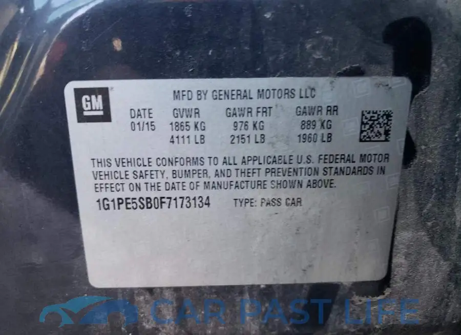 1G1PE5SB0F7173134# 10