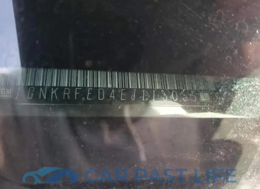 1GNKRFED4EJ113035# 13