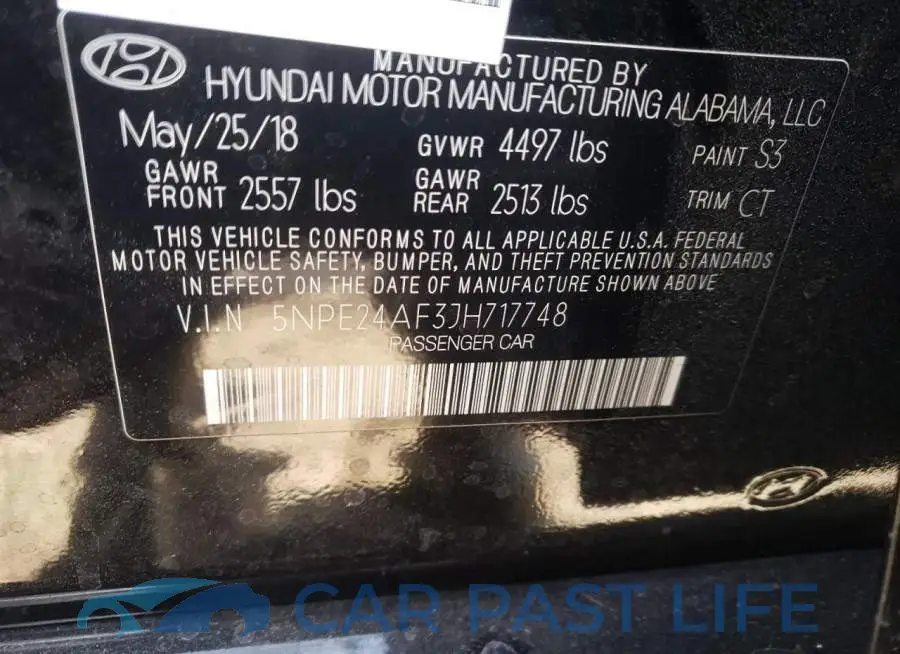 5NPE24AF3JH717748# 10