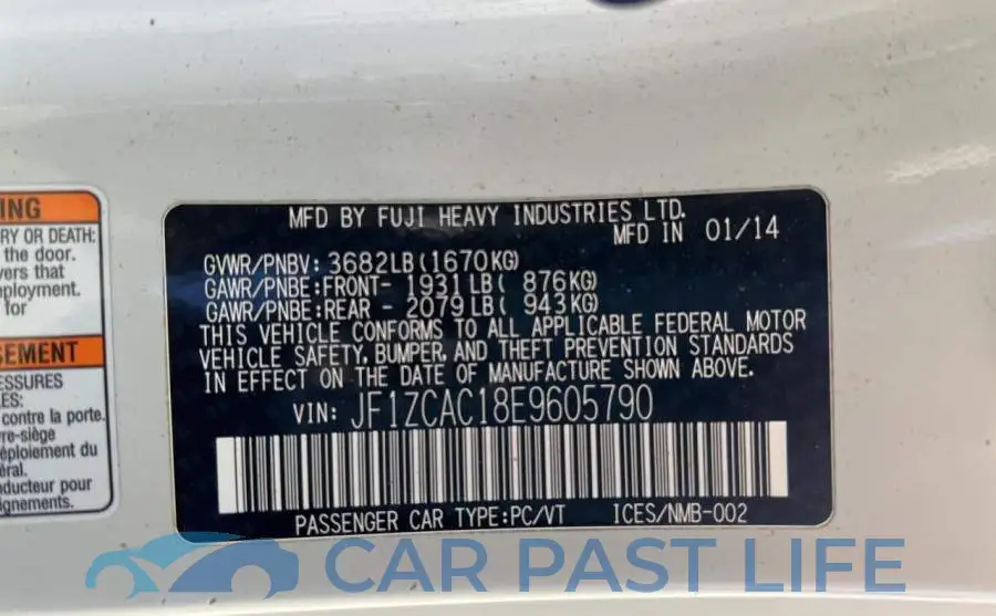 JF1ZCAC18E9605790# 10